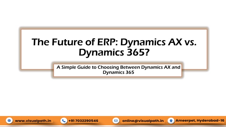 the future of erp dynamics ax vs dynamics 365