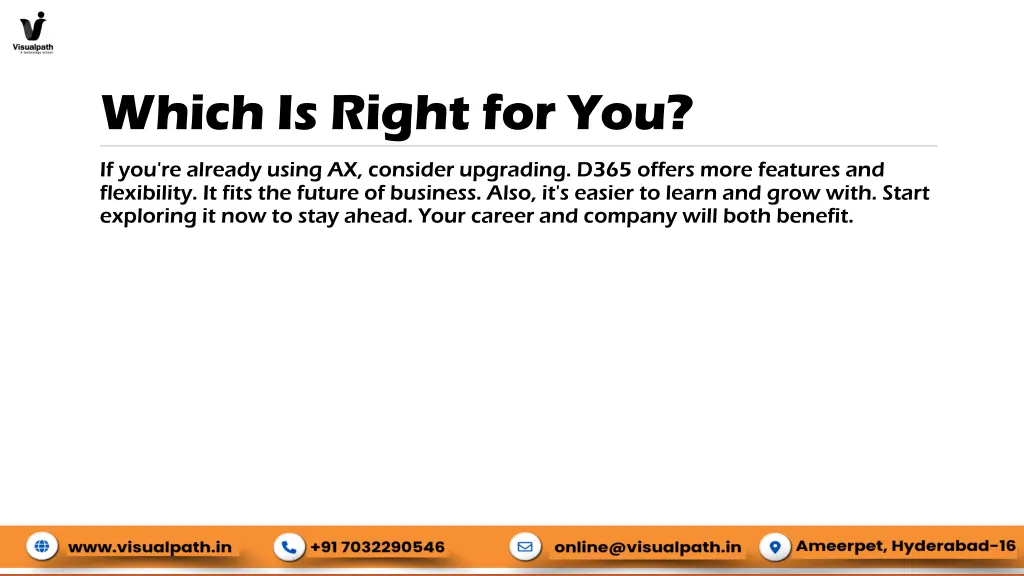 which is right for you