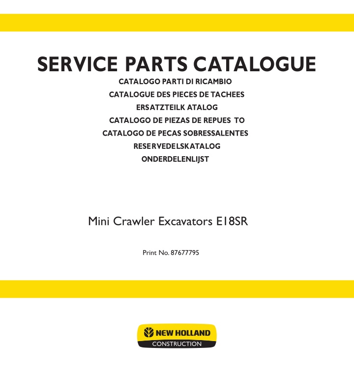 service parts catalogue catalogo parti