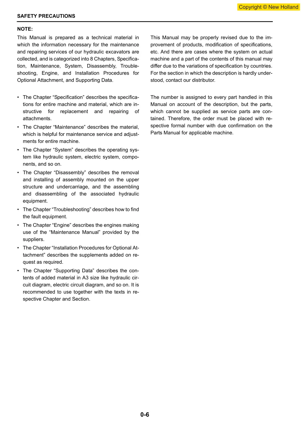safety precautions 5