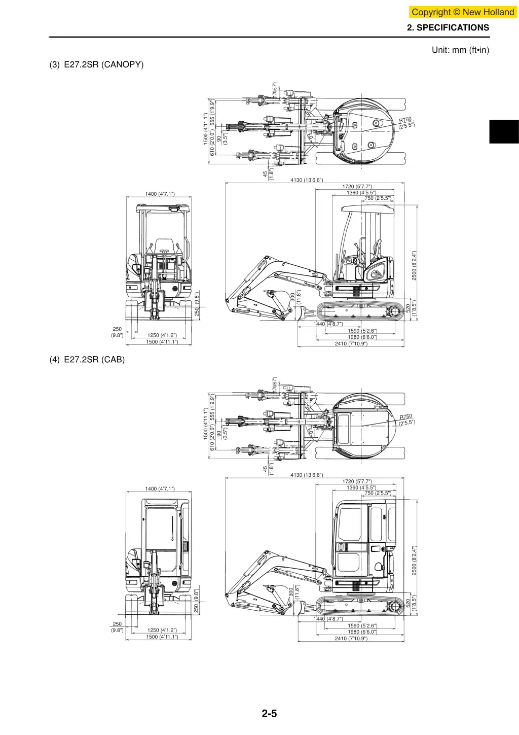 2 specifications 3