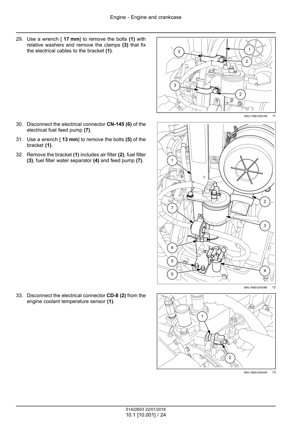 engine engine and crankcase 5