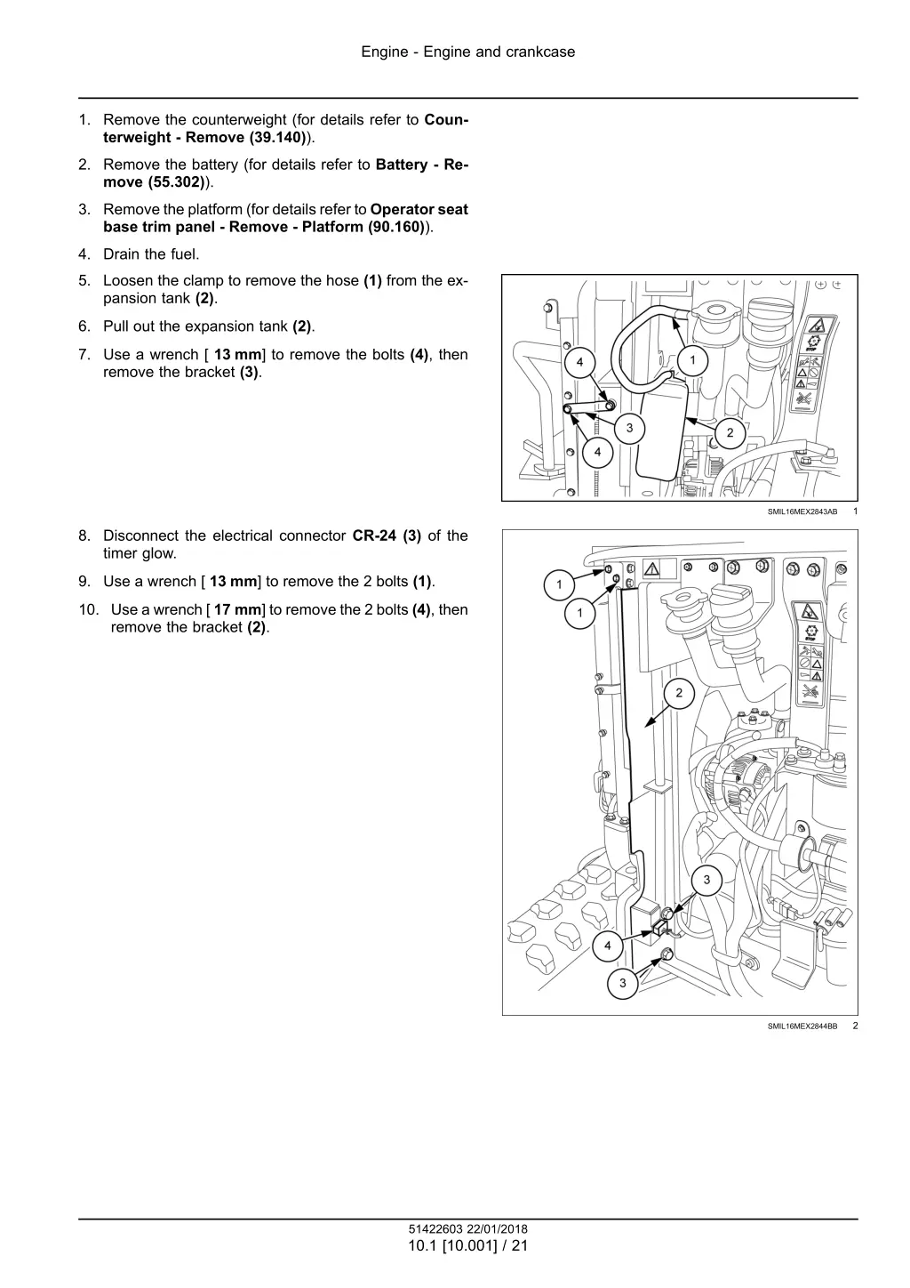 engine engine and crankcase 2