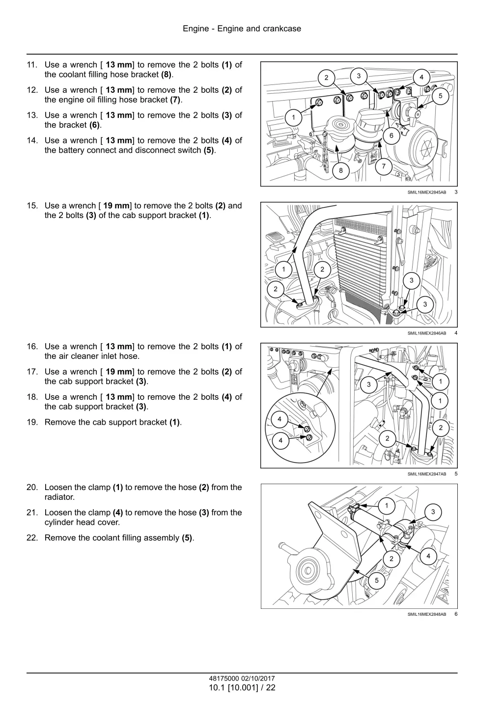 engine engine and crankcase 3