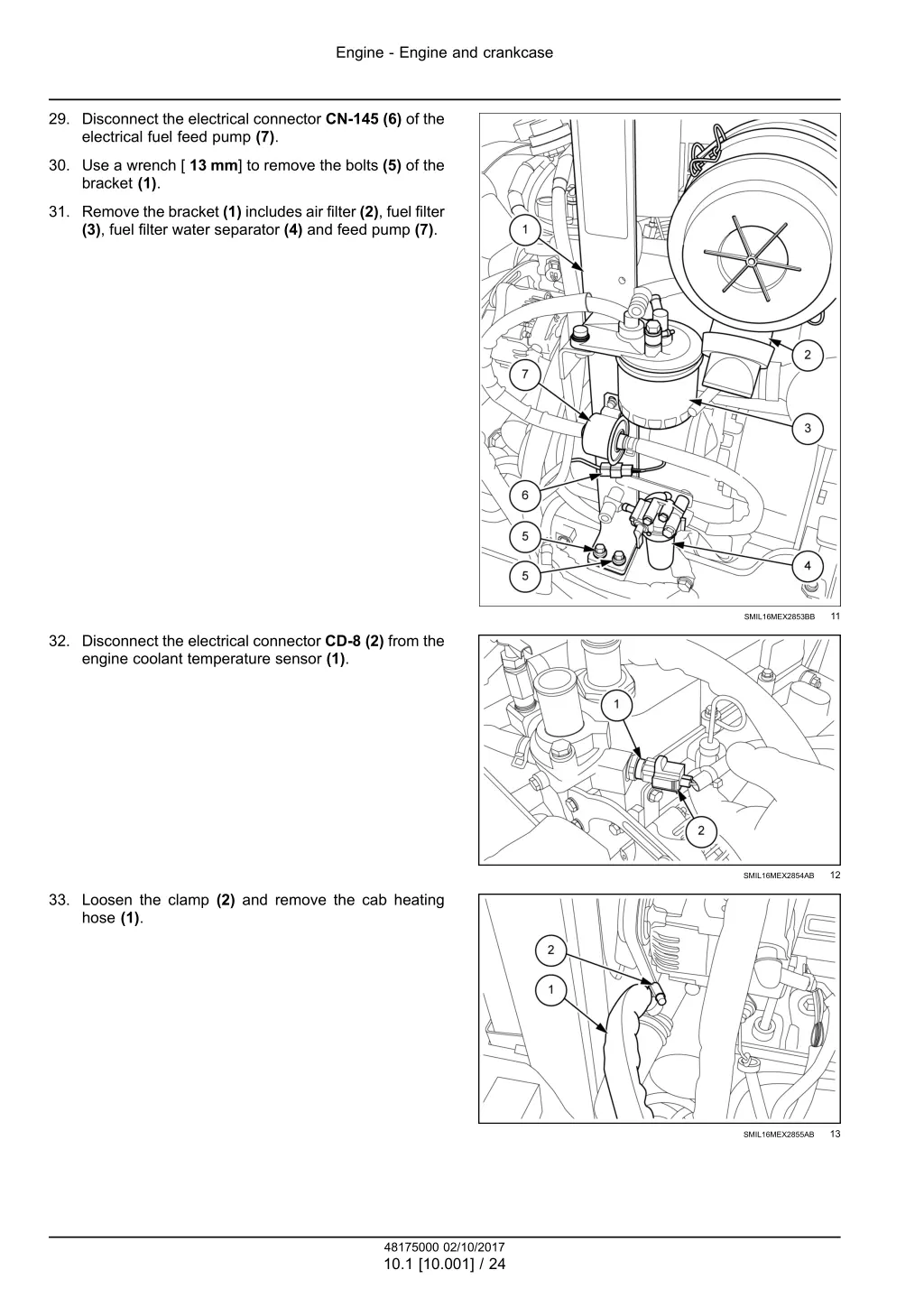 engine engine and crankcase 5