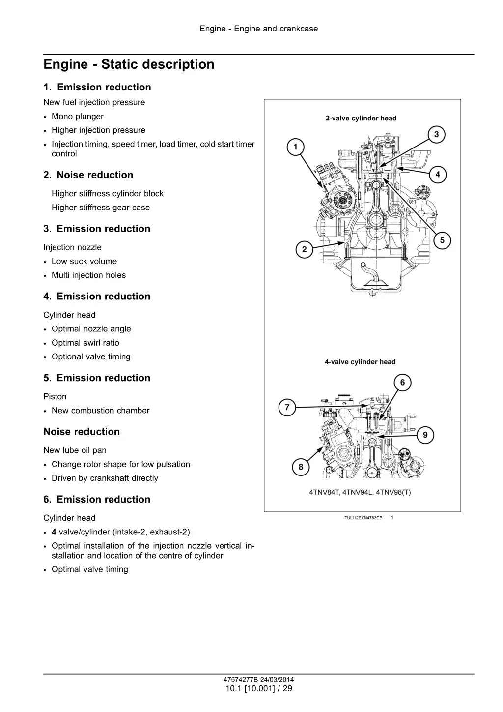 engine engine and crankcase 1