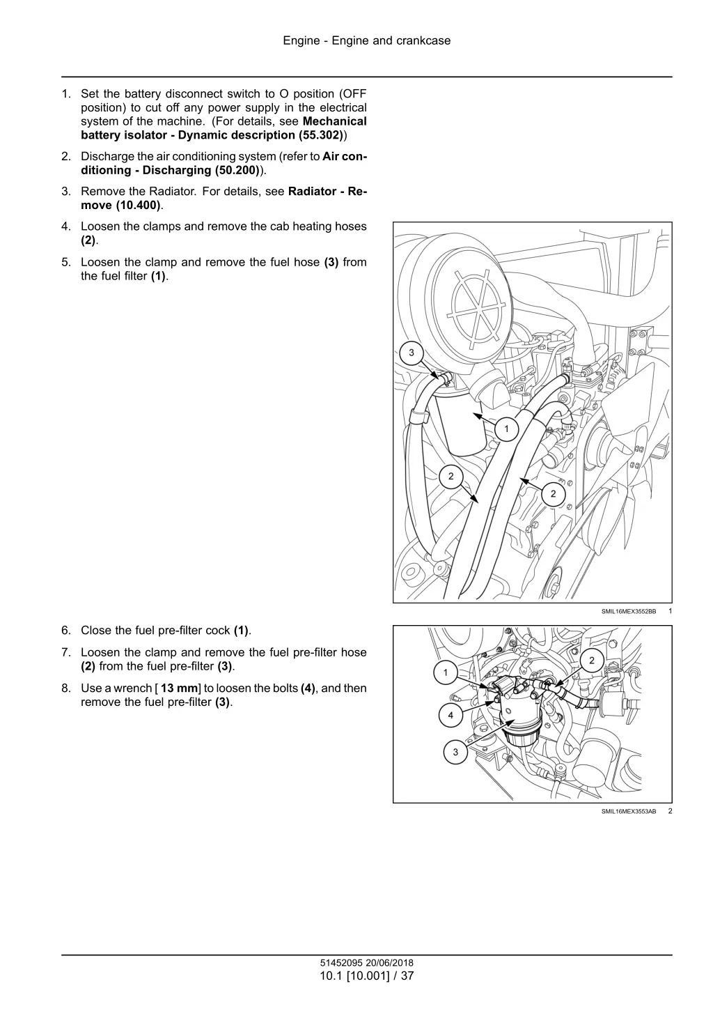 engine engine and crankcase 3