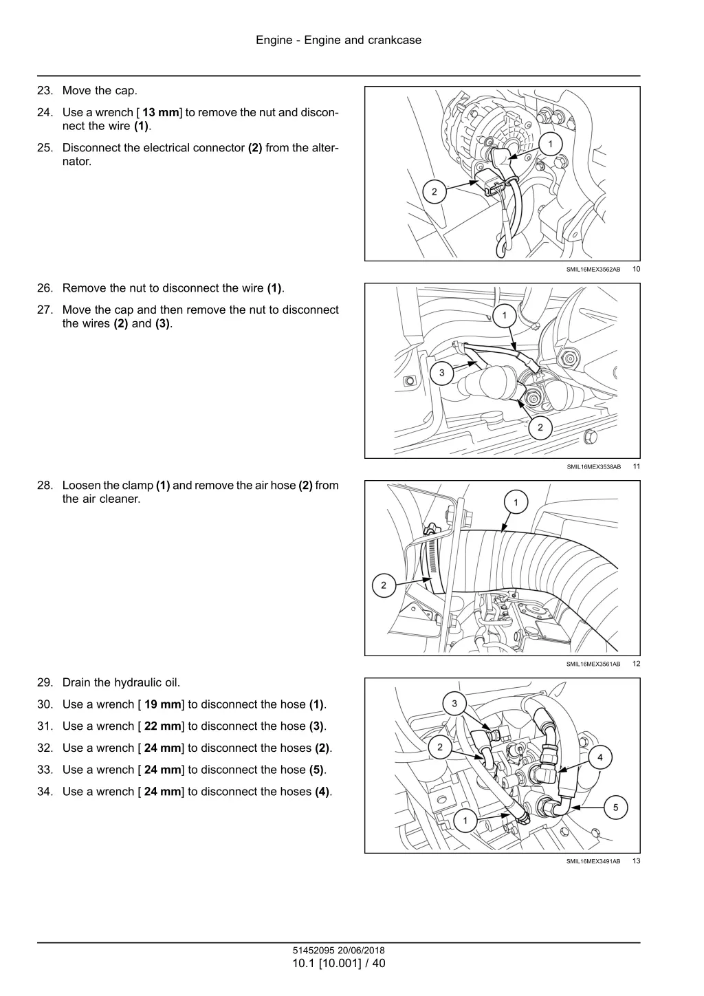 engine engine and crankcase 6