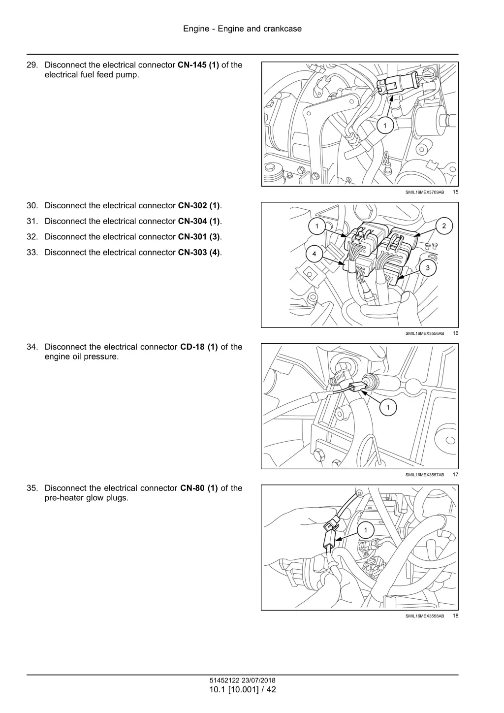 engine engine and crankcase 6
