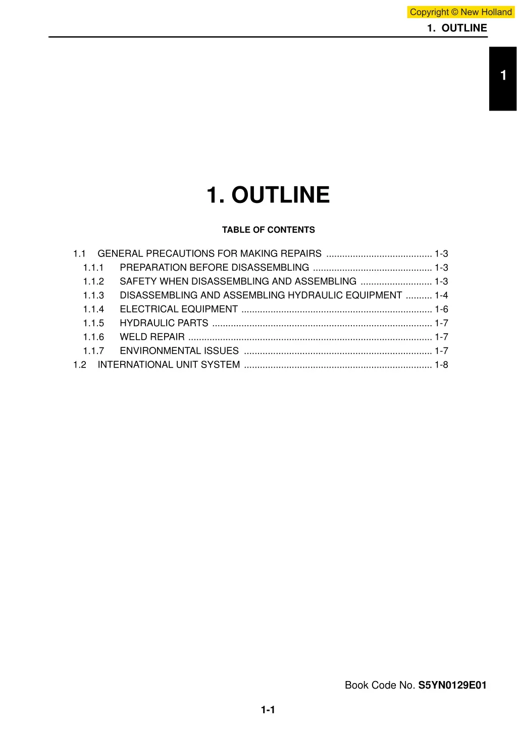 1 outline
