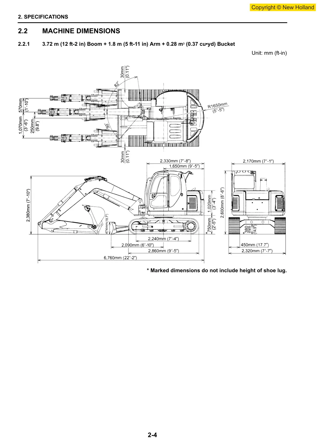 2 specifications 1