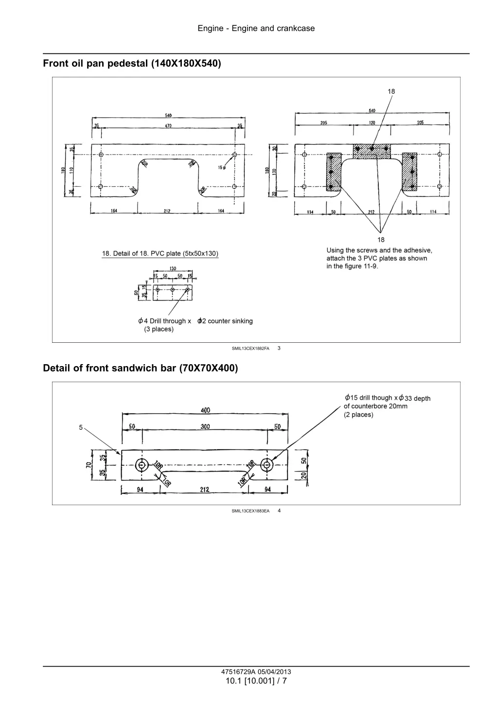 engine engine and crankcase 4