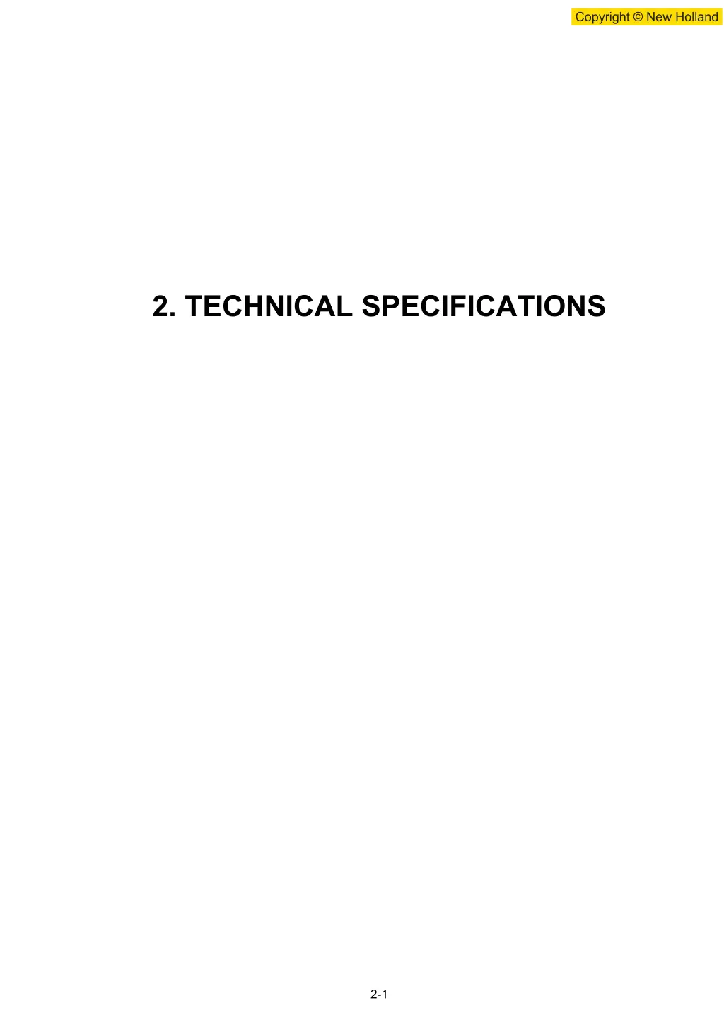 2 technical specifications 1