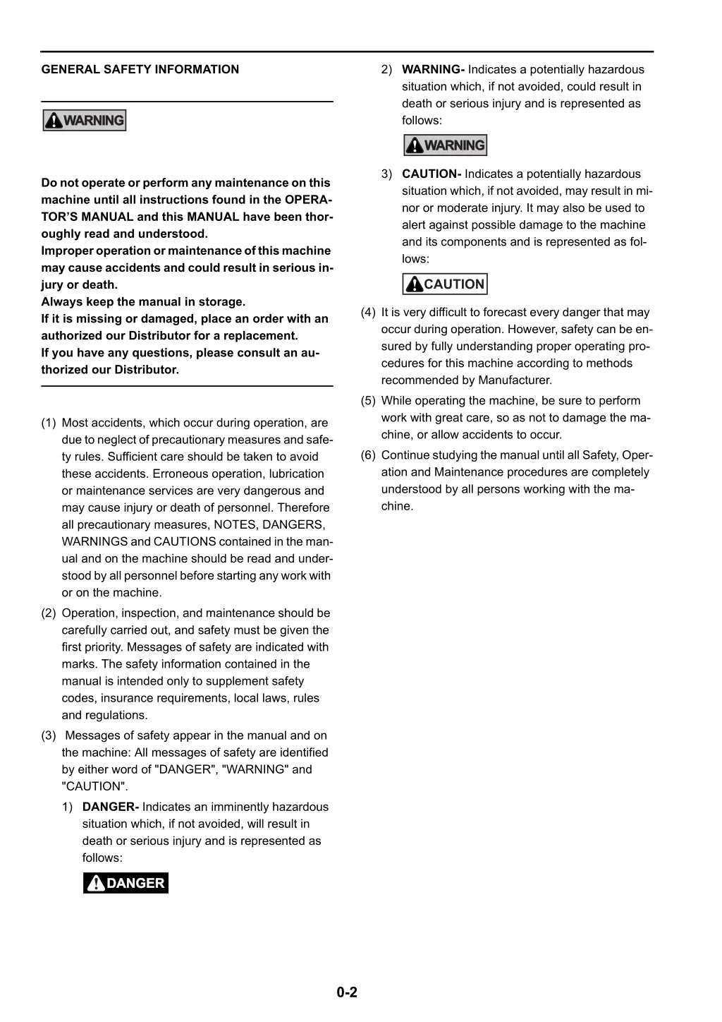 general safety information 1