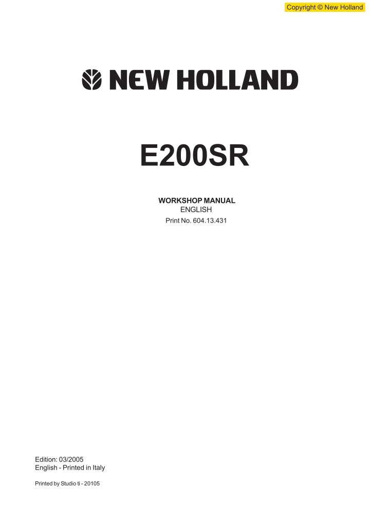 copyright new holland