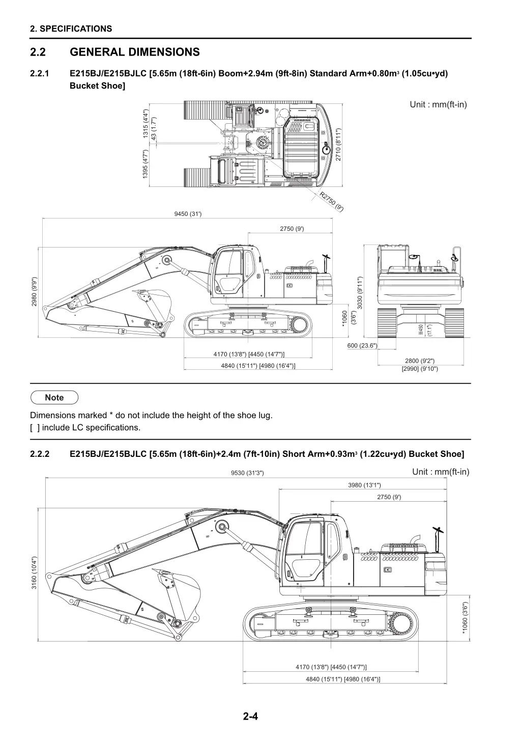 2 specifications 2