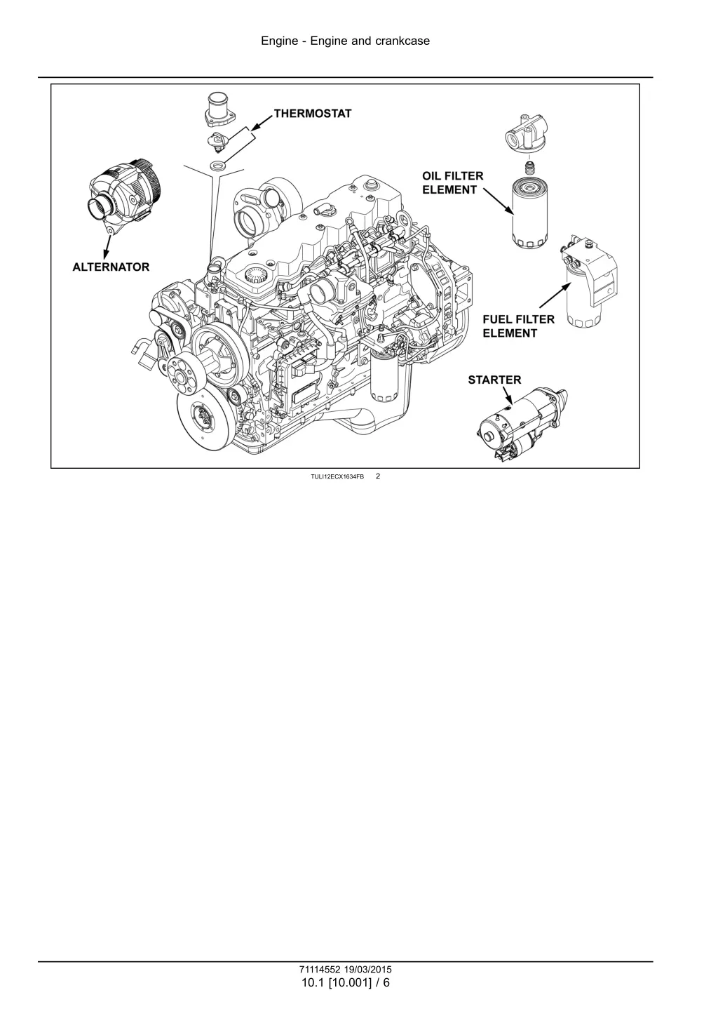 engine engine and crankcase 3
