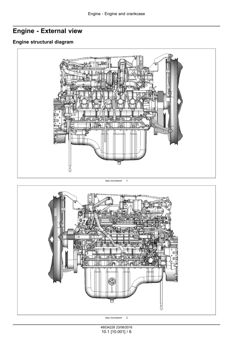 engine engine and crankcase 3