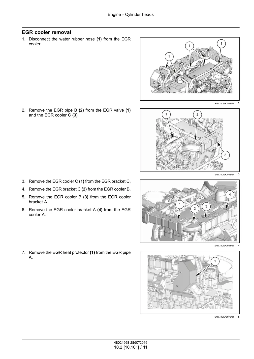 engine cylinder heads 3