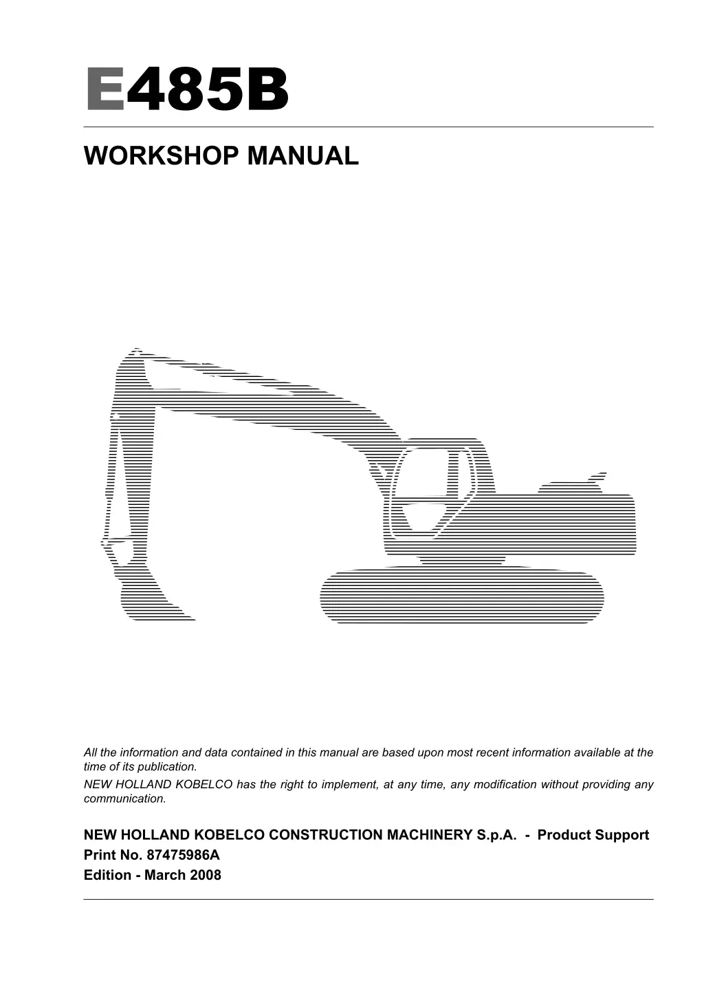 e485b workshop manual