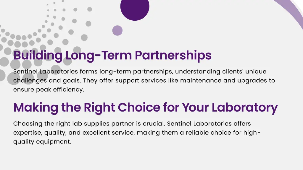 building long term partnerships
