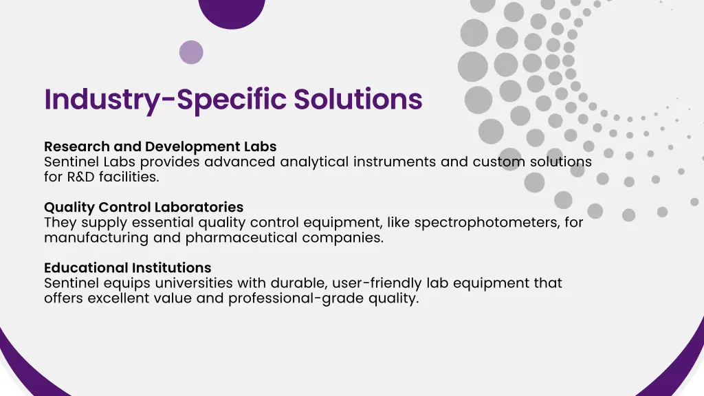 industry specific solutions