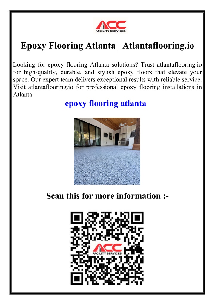epoxy flooring atlanta atlantaflooring io
