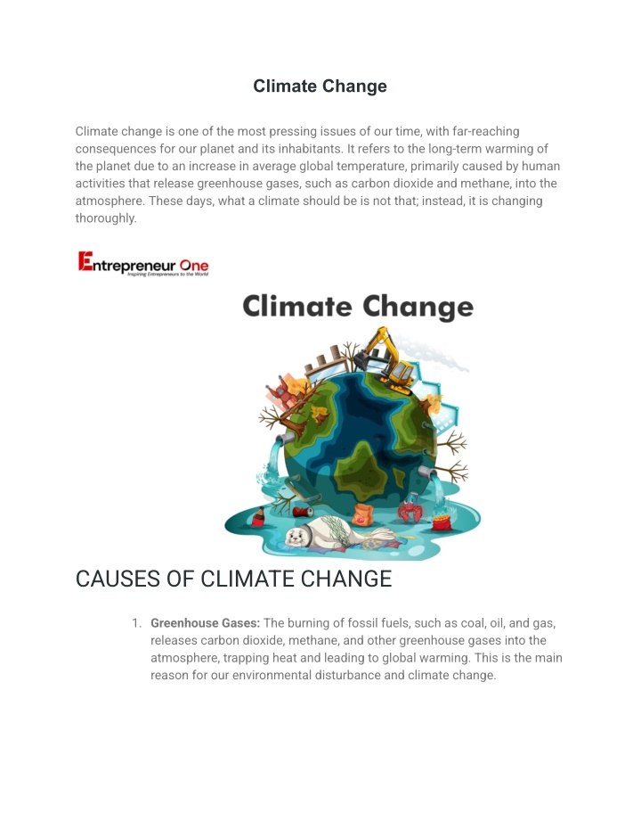 climate change