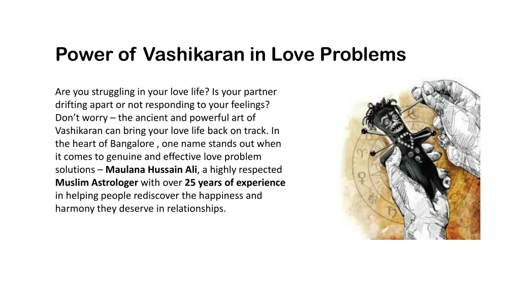 power of vashikaran in love problems