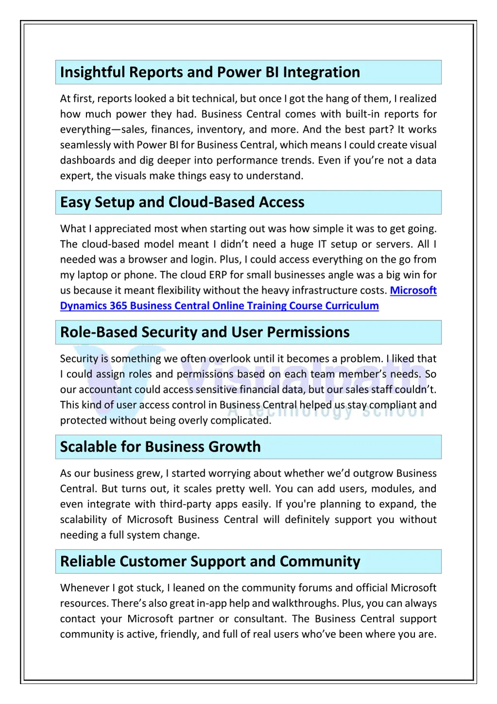 insightful reports and power bi integration