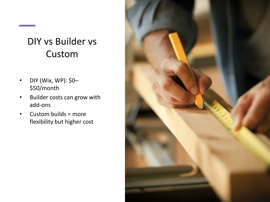 diy vs builder vs custom