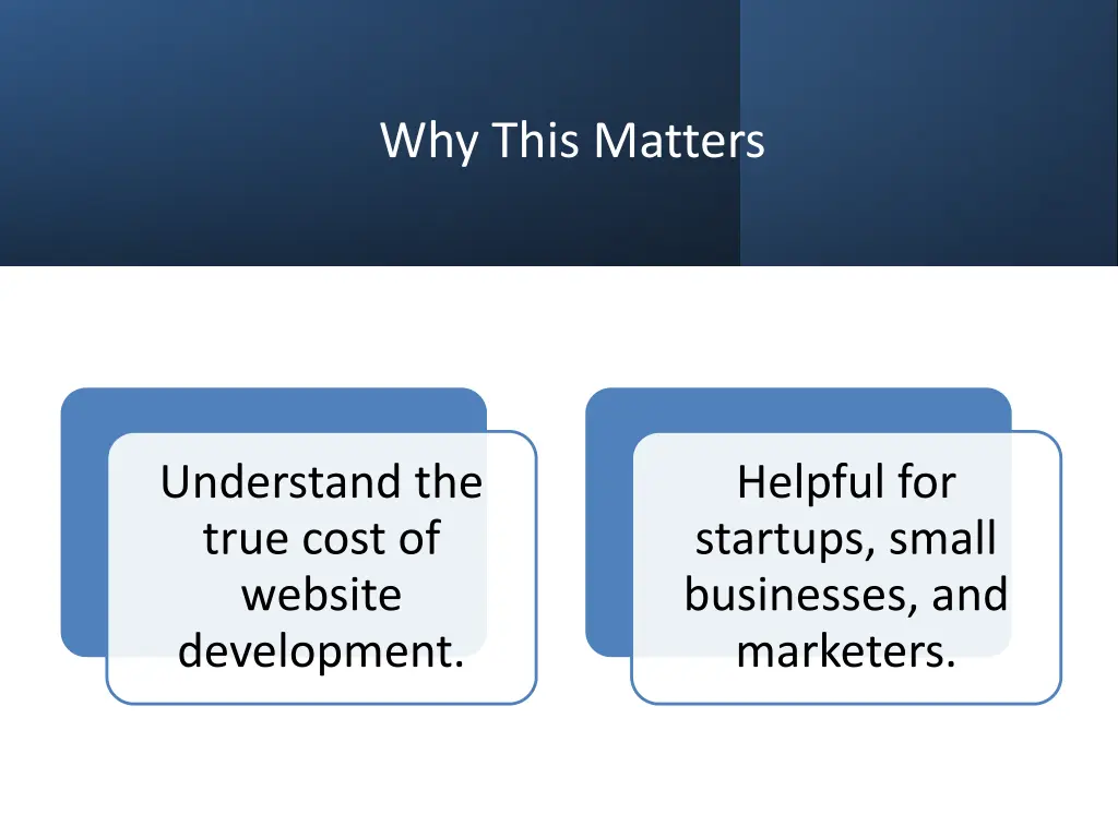 why this matters