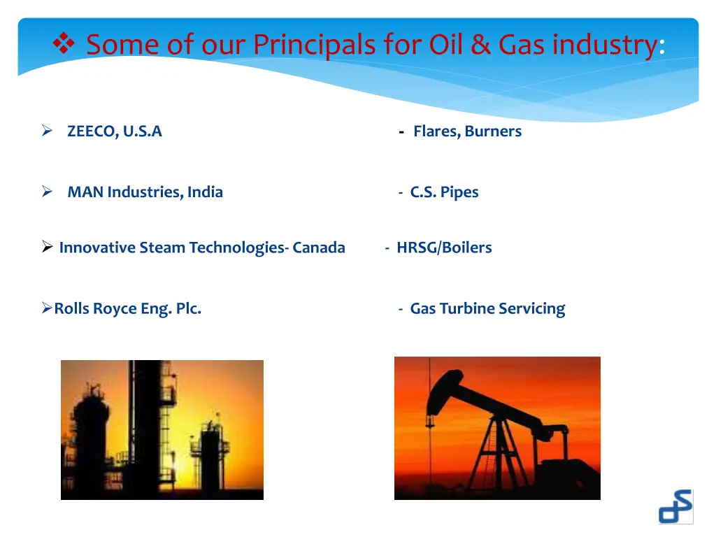 some of our principals for oil gas industry 1