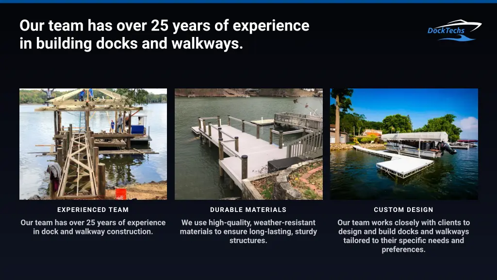 our team has over 25 years of experience