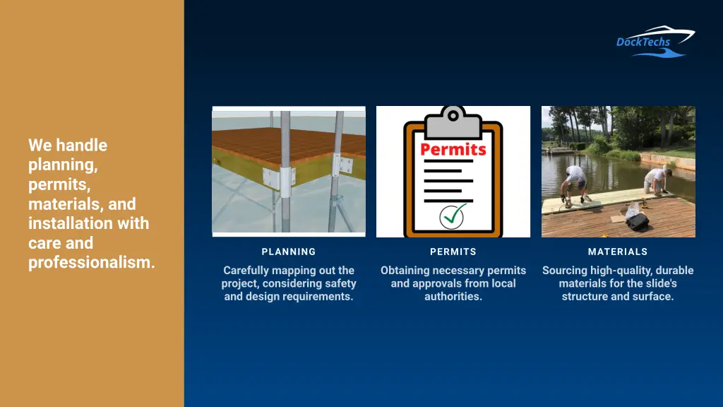 we handle planning permits materials