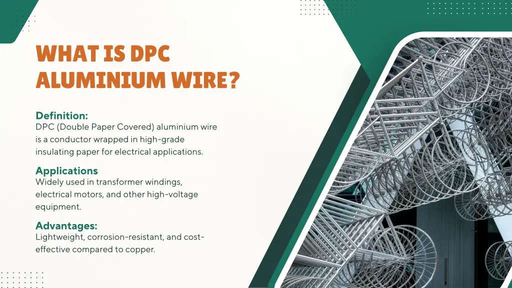 what is dpc aluminium wire