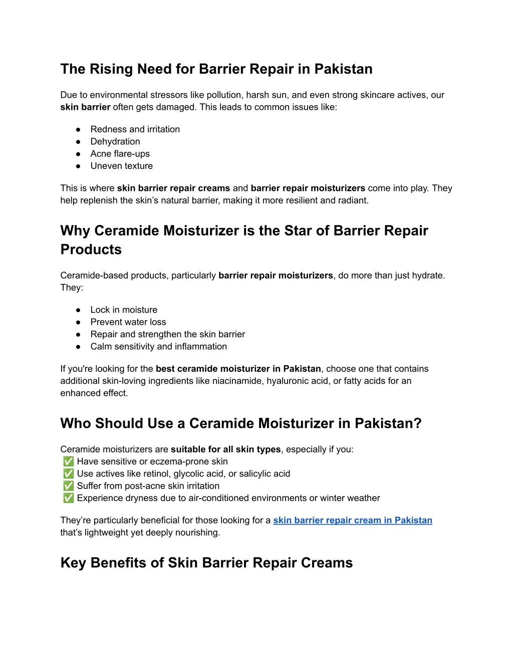 the rising need for barrier repair in pakistan