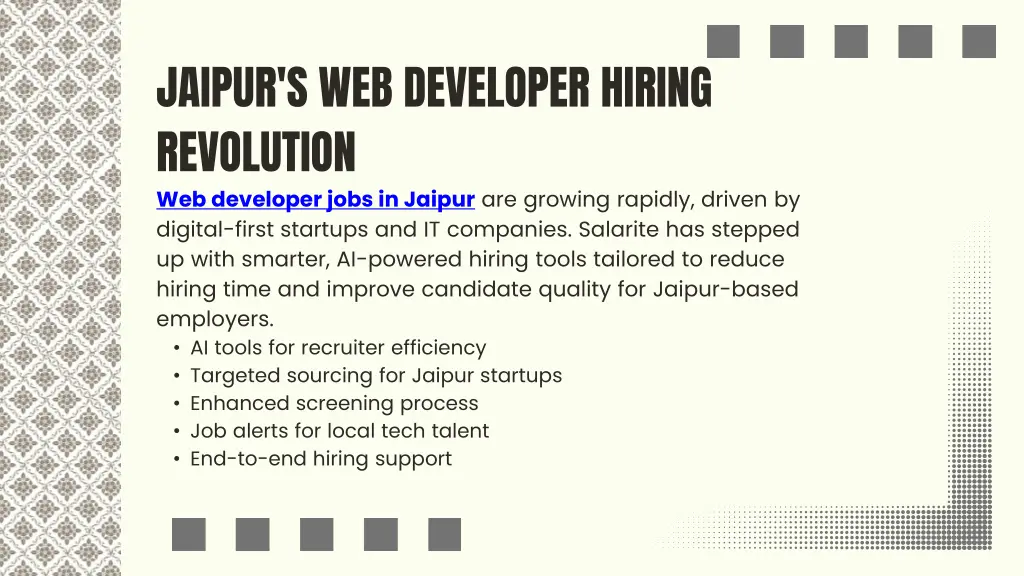 jaipur s web developer hiring revolution