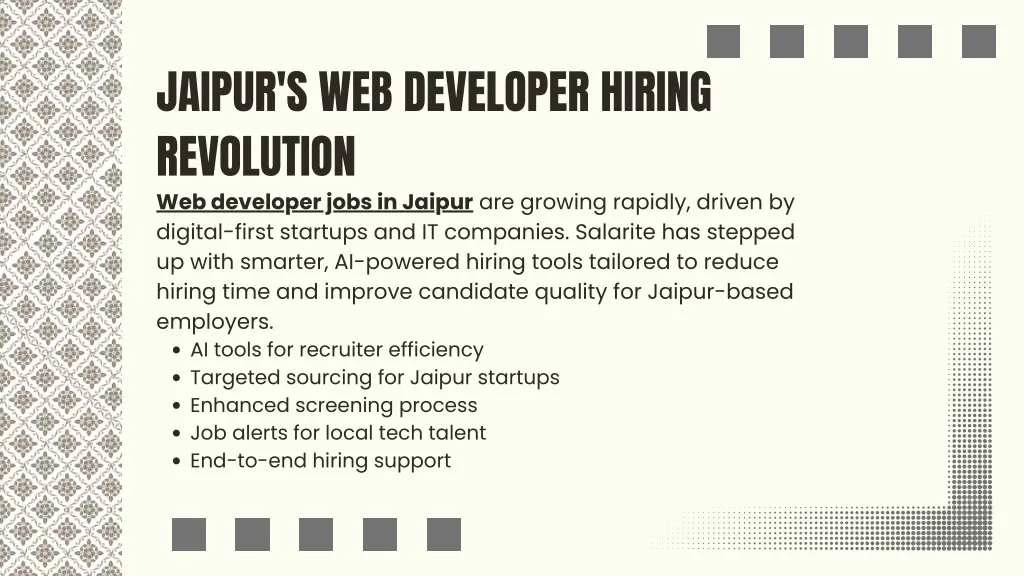 jaipur s web developer hiring revolution