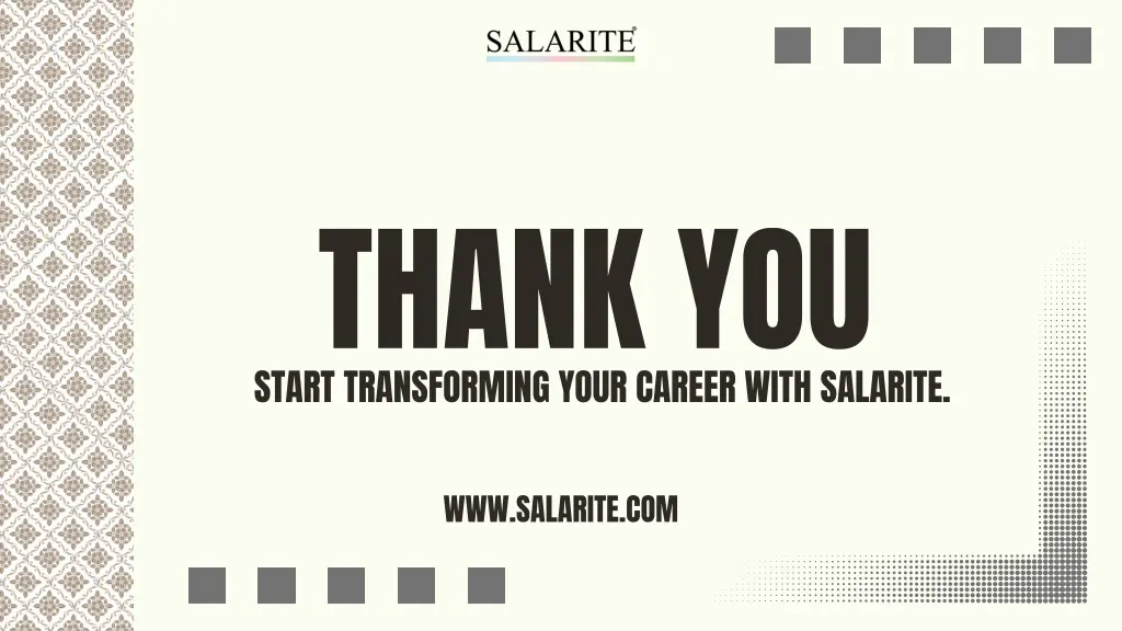 thank you start transforming your career with
