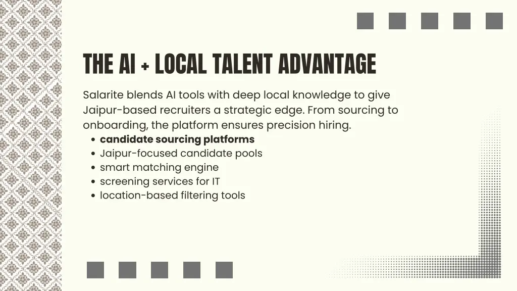 the ai local talent advantage