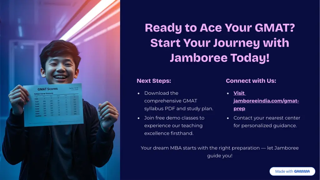 ready to ace your gmat start your journey with