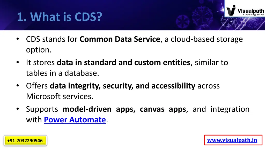 1 what is cds