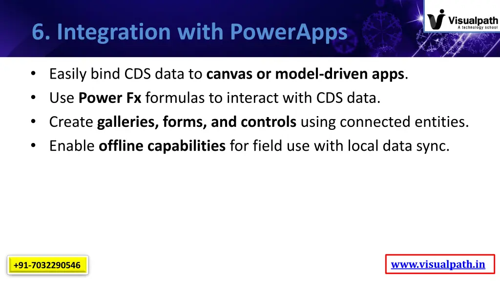 6 integration with powerapps