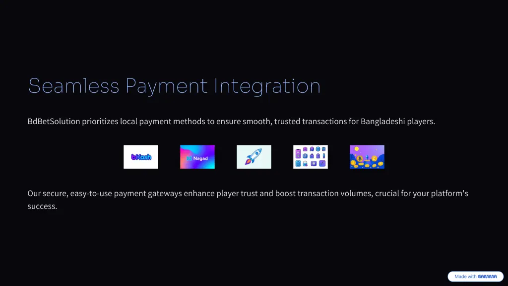 seamless payment integration
