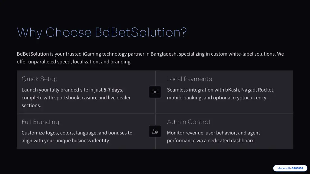 why choose bdbetsolution