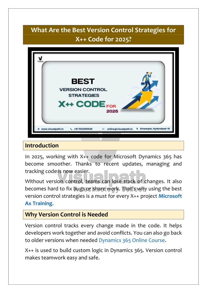 what are the best version control strategies