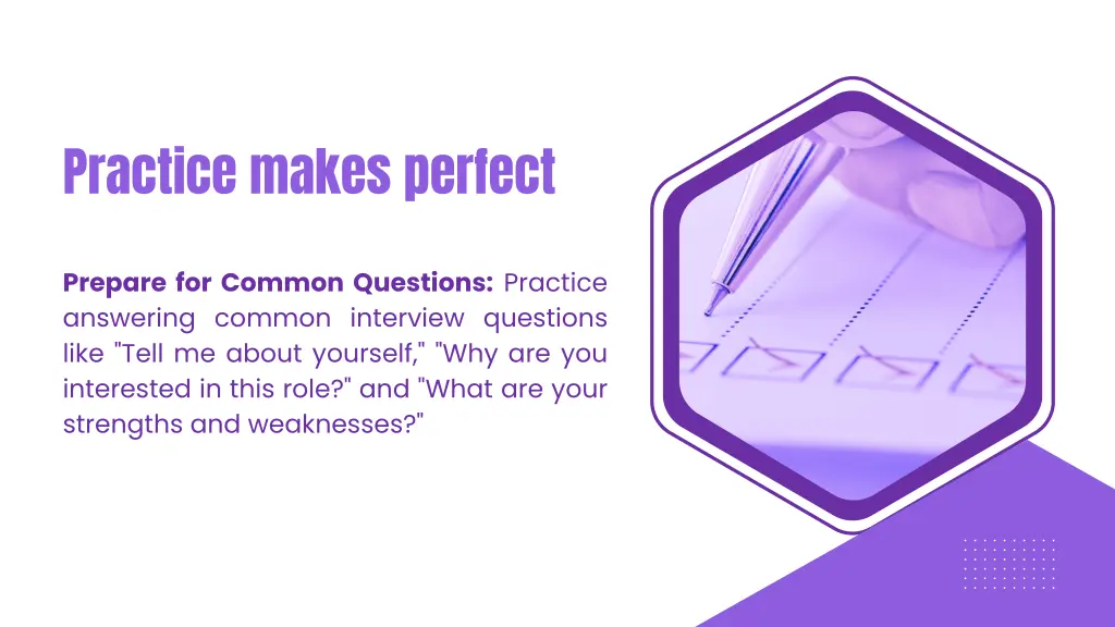 practice makes perfect