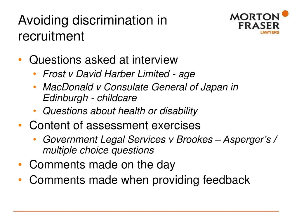 avoiding discrimination in recruitment 2