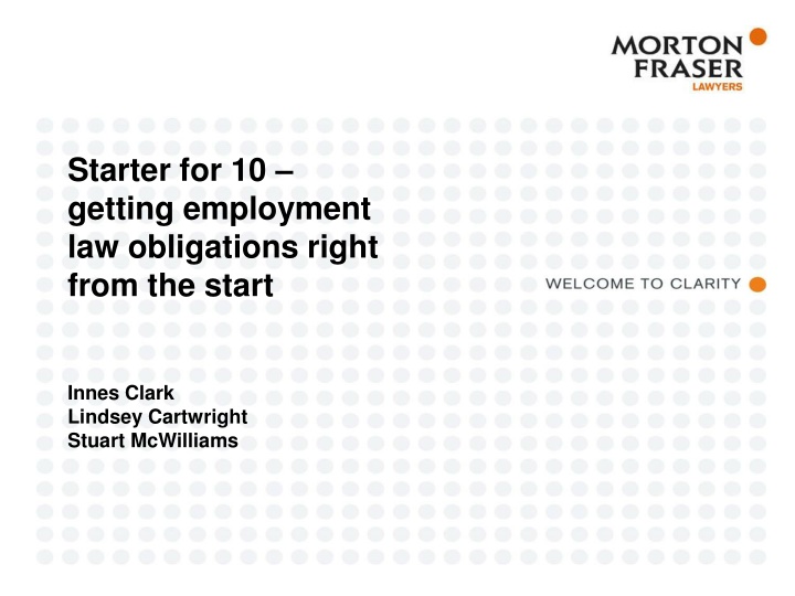 starter for 10 getting employment law obligations